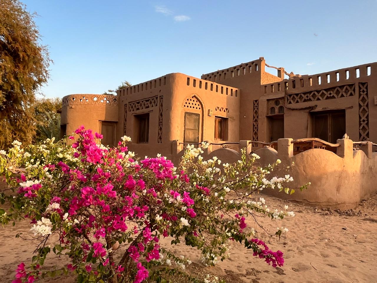 Sosal Lodge at golden hour