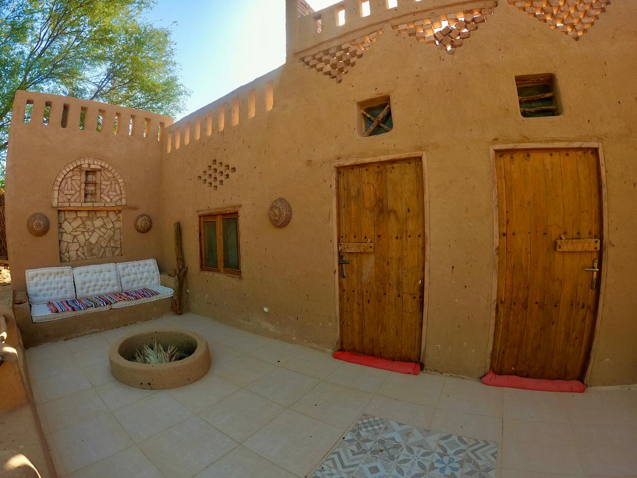 Lodge courtyard